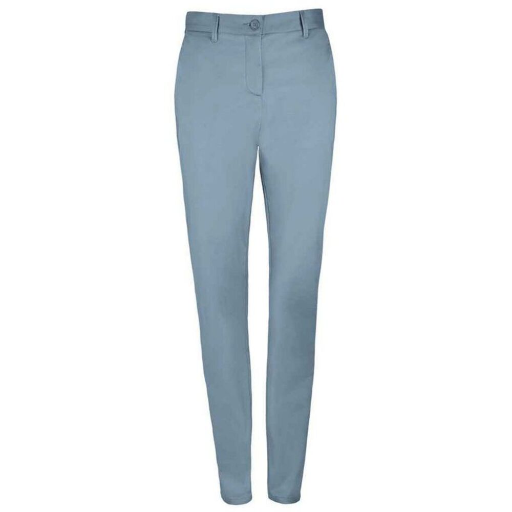 SOLS Womens/Ladies Jared Stretch Suit Trousers / Creamy Dark Blue